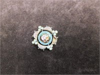 Antique Micro Mosaic Brooch