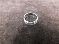 Sterling Silver "ESPO" Ring - Size 9