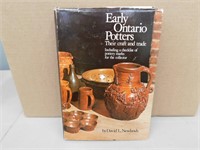 Early Ontario Potters Book - By David Newlands