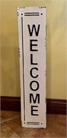 Classic Style Metal Welcome Sign