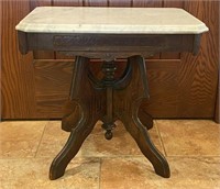 Small Victorian Marble Top Table