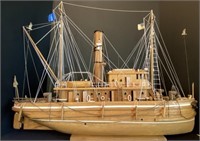 Shenandoah Hand Crafted Wooden Boat Model