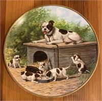 Early 20th Century Boxer Bulldog Plate