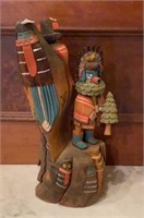 Native American Ted Francis Kachina Wood Carving