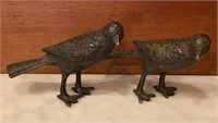 Small Pair of Bronze Birds