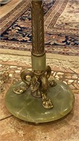 Art Deco Onyx Vase Floor Lamp