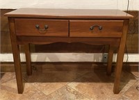 Two Drawer Small Side Table