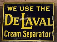 De Laval Cream Seperator Enamel Sign