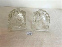 Glass horses appr. 5"x5-1/2"
