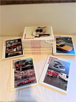 Set of "the world of automobiles" books
