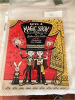 Vintage child's magic show book