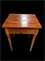 Primitive one drawer table
