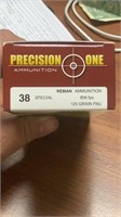 50 rounds of 38 special made in USA