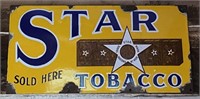 Star Tobacco Enamel Sign