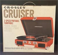 Crosley Cruiser Three Speed Portable Turntable