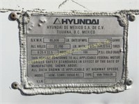 1995 Hyundai 53' semi trailer