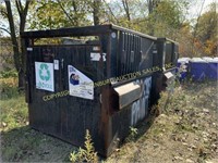 (2) 8 yard frontload Steel dumpsters