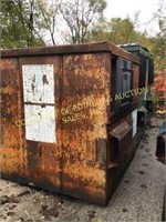 (3) 8 yard front load steel dumpsters