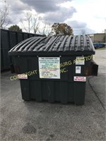 (2) 6 yard poly Front load dumpsters