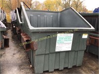 (6) 8 yard poly front load dumpsters