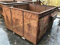 4yard steel  trash dumpster