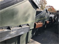 (6) Front load dumpsters - 
(3) 8yd & 
(3) 4yd