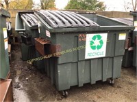 (2) 4yd and (2) 8 yd Poly front load dumpsters
