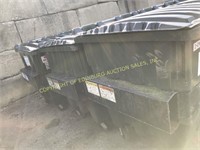 (4) 2yd poly front load dumpsters