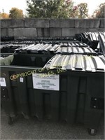(7) 2yd Poly front load dumpsters