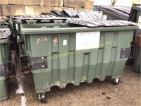 (7) 2yd Poly front load dumpsters