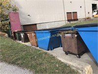 (8) rear load mixed dumpsters