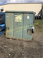 (3) 8 yd front load steel dumpsters