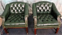 2 VINTAGE ROLLING CONFERENCE CHAIRS