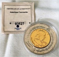 AMERICAN MINT AMERICAN CURRENCIES PROOF COIN