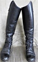 ARIAT BLACK LEATHER RIDING BOOTS *WOMENS 7