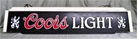 COORS LIGHT HANGING POOL TABLE LIGHT
