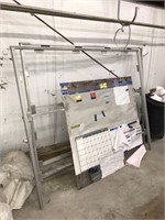 Magnetic bulletin board & aluminum frame - NO