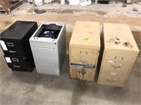 (4) 2-Drawer file cabinets - No Shipping