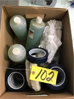 Tape, gloves, & alcohol - No Shipping