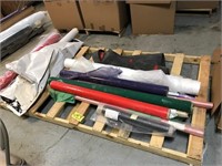 Skid of material rolls - No Shipping