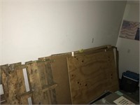 Scrap wood & peg board - No Shipping