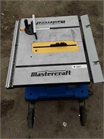 Mastercraft  10"table saw on wheel stand