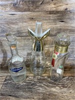 3 Vintage Liquor Bottles