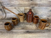 Brown Jug/Barrell Mugs/Pitcher/More