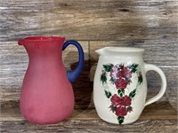 House Pitcher & Red/Violet Pitcher