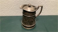 Vintage Silver Plated Thermos Carafe