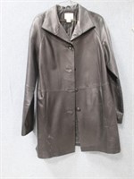 East 5th Ladies Genuine Leather Full Length Coat