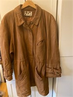 Men’s Leather Coat Large