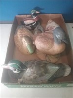 Flat of duck figures