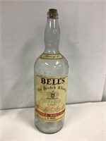 Bell’s Scotch Whiskey Glass Texas Mickey